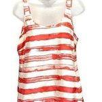 J.Crew  Women’s 100% Silk Stripes Sleeveless Tops Size 8 Photo 0