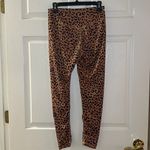 Unbranded Women’s Leopard Print Mid Rise Leggings‎ Size Medium Brown Photo 2
