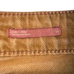 Pilcro Anthropologie The Breaker Cropped Pleated Barrel Jeans Tan Size 29 Photo 5