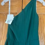 David's Bridal  Bridesmaid Dress Juniper Green Photo 4