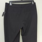 Tahari  Womens Terry Dress Pants Black Straight Stretch‎ 2 NWT Photo 8