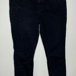 Jen 7 by 7 for all mankind skinny jeans black womens size 18 casual basic trendy Photo 0