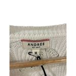 Andree by Unit Med  Women's Size Medium White Long Sleeve Sweater NWT Photo 3