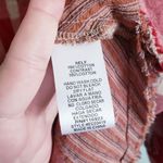 TALULAH  Red and Cream Plaid Oversized Tunic Dress Photo 9