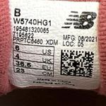 New Balance  Henna Oyster Pink Suede Mesh Low Top Lace Up Sneakers Shoes Size 6 Photo 4