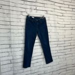 Gap 1969 Real Straight Leg Dark Wash Jeans Women’s 27 Mid Rise Classic Denim Y2K Blue Photo 1