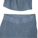 Pink Rose Knitted Long Sleeve And Pants Matching Set Photo 2