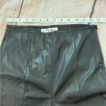 We The Free  People Pants Womens 26 Black Vegan Faux Leather Skinny Moto Photo 6