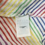 Lands' End  Rainbow‎ Chevron Stripe Linen Sleeveless Shift Dress MEDIUM Pride Photo 15