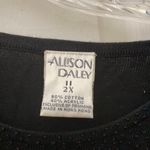 Allison Daley FINAL MARKDOWN  embellished short sleeved knit top 2x Photo 2