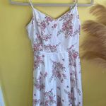 Old Navy White and Pink Blossom Blouse Photo 0