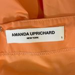 Amanda Uprichard  Laconia Chain Ruched Dress Mini Orange Party Cocktail‎ Size S Photo 7