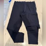 Hue  Navy Blue Ponte Leggings Size 1X Pull-On Stretch Wide Waistband Plus Photo 12
