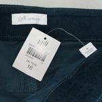 J. Jill NWT Size 16 Dark Teal 5 Pocket Cotton Blend Corduroy Pants Blue Photo 2
