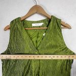ASTR The Label Plisse Vest Women's Avacado Green Size Large Boho Vacation Photo 7