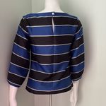 Banana Republic BR striped boat neck dressy office top XXS petite Photo 4