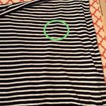 Talbots ONESIZE Coastal Nautical Blue White Striped Knit Shawl/Wrap Cotton Bld** Photo 5