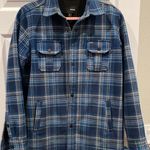 Hurley Flannel Jacket Unisex Blue Plaid Photo 0