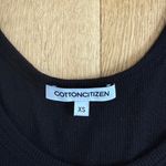 Cotton Citizen  Tank Top Ribbed Sleeveless Size XS Black Photo 1