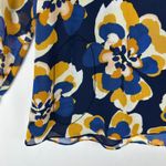 CAbi Lydia Floral Print 3/4 Sleeve Blouse Top Navy Blue Women's Small 3426 Photo 10
