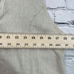 Blu Orchid Italian Linen Dress Tunic cap sleeve cream size Medium Photo 12