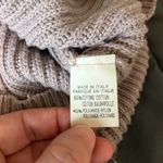 Brandy Melville Oversized Taupe VNeck Sweater One Size Photo 6