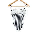 Gap  Women's Navy White Stripe Tank One Piece Swimsuit Size L Photo 3