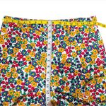 Marni high waisted Multicolour Cropped denim Floral Trousers EUC Orange Size 6 Photo 9
