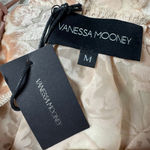 Vanessa Mooney NWT Pink Velvet Ballerina Mini Dress M Photo 3