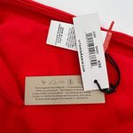 Vitamin A  Red Bikini Bottoms Tie Waist BioSculpt Plant Based SZ Extra Small NWT Photo 4