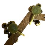 Pink rhinestone brass clip on earrings Photo 6