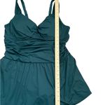 Anne cole Teal Ruched Swim Dress Photo 7