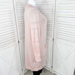 Torrid  Open Front Stich Detail Duster Cardigan Sweater Baby Pink 3X Photo 4