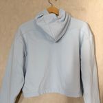 Hoka One One Women’s Pullover Hoodie Sweatshirt Crop Thumbholes in Blue S Photo 4