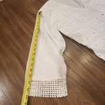 646 Main white eyelet embroidered short sleeve top tunic large 100% cotton Size XL Photo 10