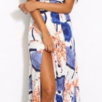 Hello Molly  Off the Shoulder‎ Printed Floral Maxi Dress Size AU 8 or US 4 Photo 0