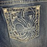 Miss Me women's 32 mid rise easy boot cut jeans rodeo western bling cowgirl show Photo 3