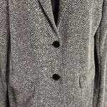 appleseed's Appleseed chevron patterned black and white soft 2 button blazer jacket Photo 5