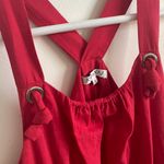 Red Linen Dress Photo 2