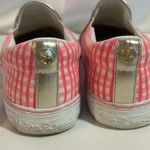 Lilly Pulitzer Women’s pink Checked Boat Shoes Size 6-VGUC Photo 3
