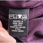 MSK Purple Illusion Keyhole Lace Faux Wrap Long Formal Gown Dress 14 Stretch NEW Photo 13