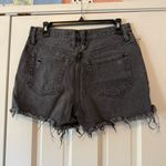 Free People We the Free Black Denim Ripped Jean Shorts Size 28” Photo 1