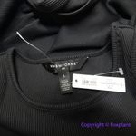 White House | Black Market New! FORME Rib Long Sleeve Cutout Dress black ,size L Photo 14