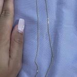 “M” Gold Necklace Photo 0