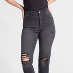 EXPRESS Super High Rise Straight Jeans  Photo 0