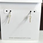 Kendra Scott  Corley Black and Gold Earrings Photo 1