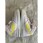 Nike Air Force 1 '07 Mid "FEEL LOVE" White/Pearl Pink/Yellow Women's Size 9 Photo 7