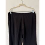 Akris Punto Black Wool Semi Sheer Straight Leg Pleated Pants Women’s Size 10 Photo 3