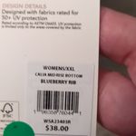 Calia Blueberry Rib Mid Rise Swim Bottom Size XXL Purple Photo 2