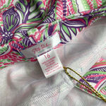 Parker Stella Womens Floral Shorts Size 16 Pink Multi Tropical Resort Travel Photo 6